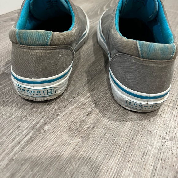 Sperry top-sider men’s canvas shoes. Gray. Size 9.5 - Picture 4 of 4